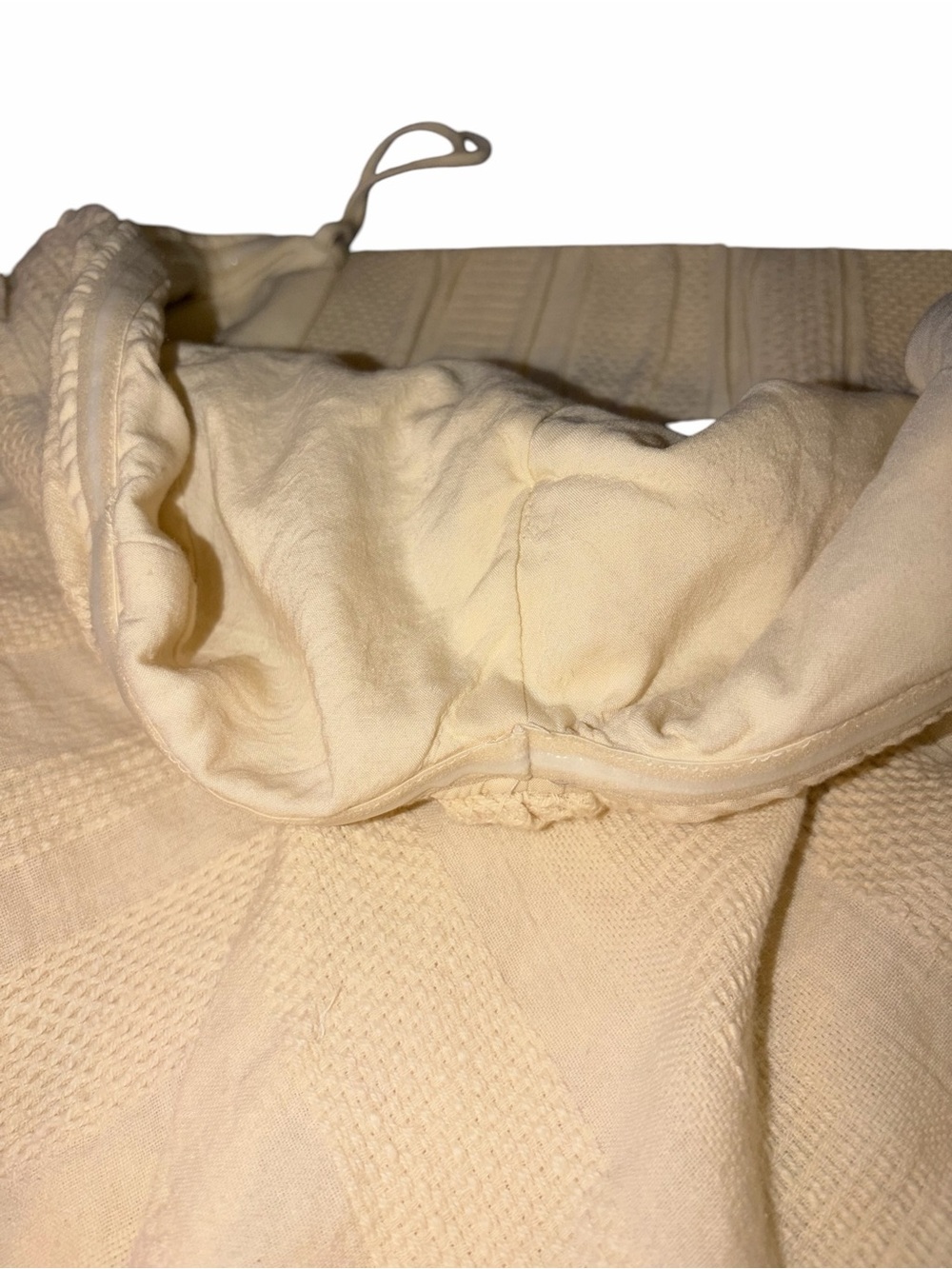 EUC Free People Banita Top Strapless Cream Medium Linen Cotton Boho Festival - Picture 8 of 11